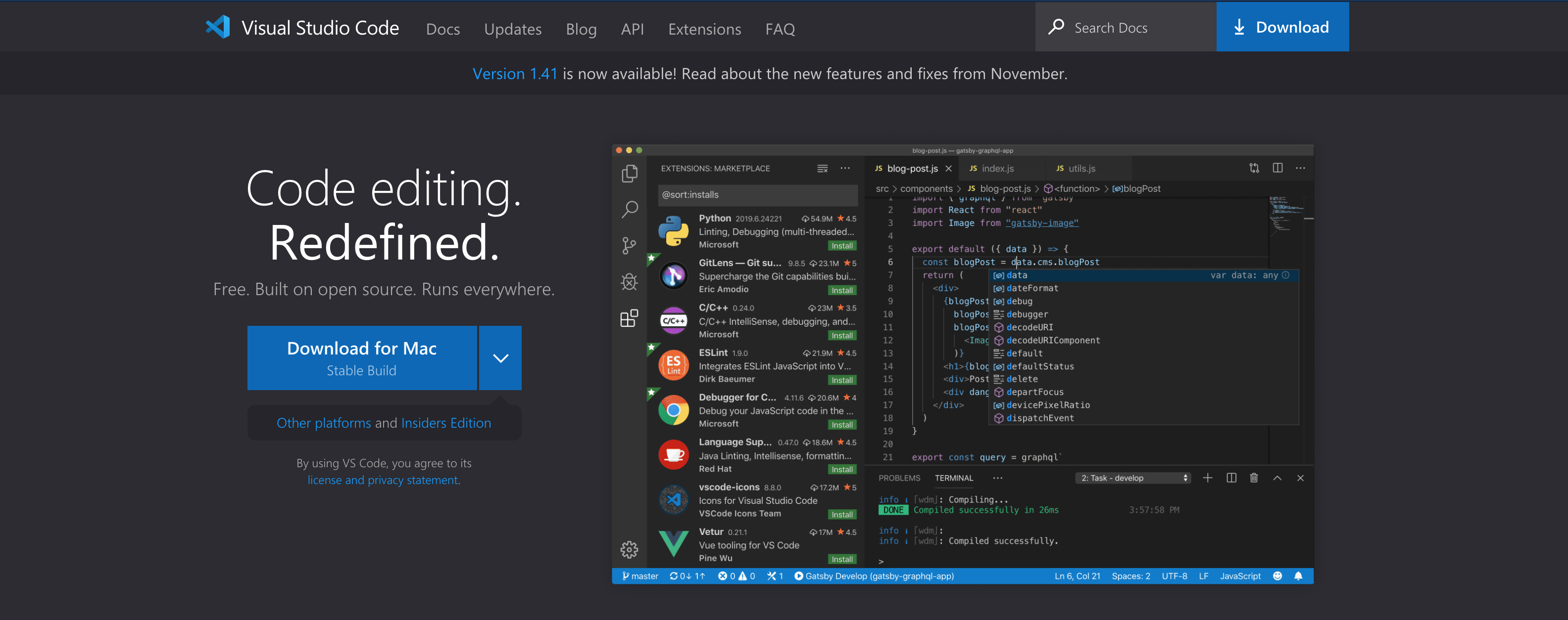 vscode for mac