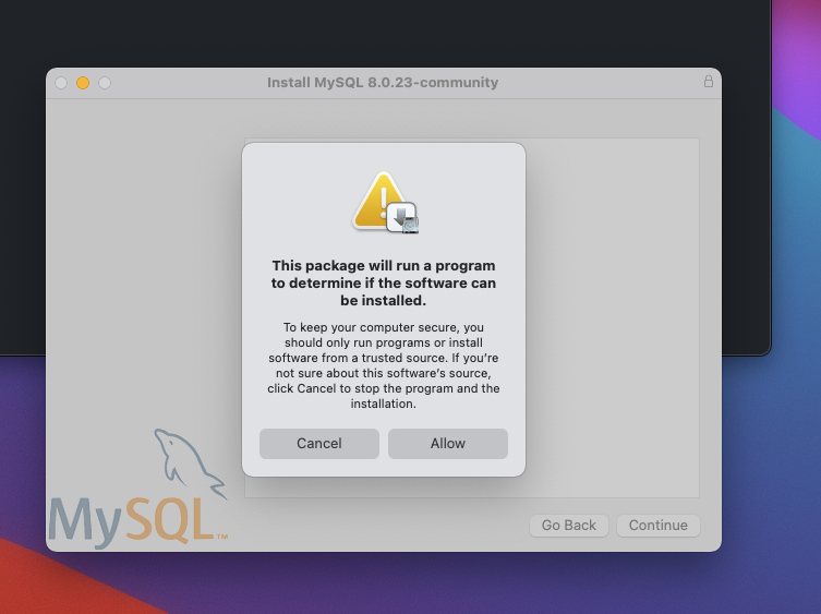 re install mysql on mac